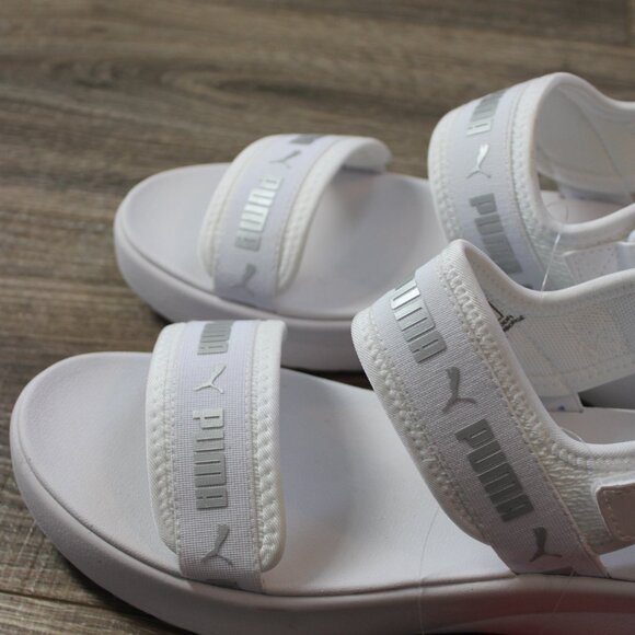 Puma Light Gray Sandals - Picture 2 of 6